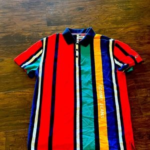 Tommy Hilfiger bowling shirt.
